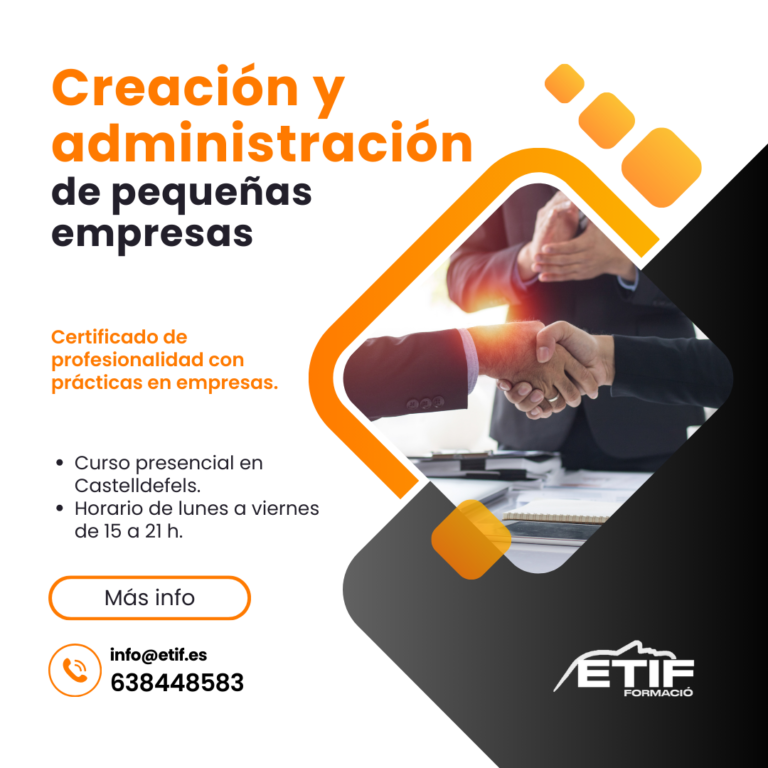 Curso de gestión empresarial y creación de microempresas