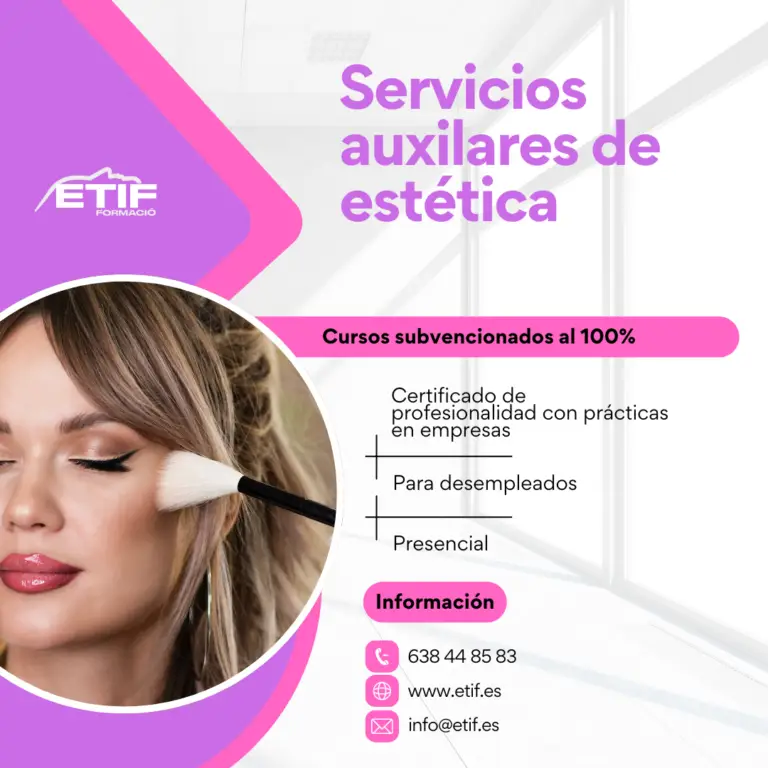 Servicios auxiliares de estética